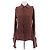 Saint Laurent Camicia marrone in seta