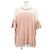 Top de lana con encaje floral Valentino Beige