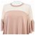 Top de lana con encaje floral Valentino Beige - vista 2
