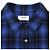 Céline Camicia in flanella di lana a maniche lunghe CELINE PARIS Nero Blu - vista 2