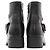 Botas de cuero de ternera Prada 3T5917 Negro - vista 9