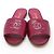 Sandali in pelle Chanel Coco Mark Rosa Fuschia - vista 4