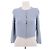 Alaïa Cardigan in Blau mit Knöpfen