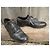 Autre Marque Manfield Richelieu Scarpe Stringate in Pelle Marrone Scuro - vista 3