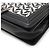 Borsa a spalla in pelle Chanel Boy Nero Bianco - vista 3