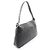 Borsa a spalla media Gucci GG Emblem in pelle nera Nero - vista 2