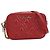 Borsa a spalla in pelle rossa Miu Miu Rosso