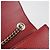 Borsa a spalla in pelle rossa Gucci Rosso - vista 4