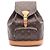 Zaino/borsa Montsouris MM di Louis Vuitton Marrone