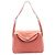 Borsa a Spalla Hermès Lindy 30 Arancione Corallo