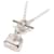 Hermès HERMES Amulet Kelly Necklace for Women, Silver Silvery