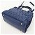 Borsa Tote MIU Outlet Miu Miu Blu - vista 2
