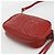 Mini borsa a tracolla GG Marmont di Gucci Rosso - vista 2
