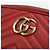 Mini borsa a tracolla GG Marmont di Gucci Rosso - vista 8