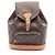 Zaino/Borsa Montsouris MM Louis Vuitton Marrone