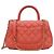 Bolsa de Ombro Coco Handle XS em Caviar Rosa da Chanel - vista 3