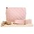 Coussin PM in pelle di agnello trapuntata rosa Monogram Louis Vuitton - vista 13