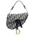 Saddle Borsa a sella mini obliqua blu Dior Blu navy
