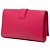 Clutch Chyc Ligne in pelle rosa Saint Laurent - vista 2