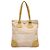 Prada Braune Vitello-besetzte Canvas Canapa Tote