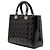 Dior Schwarz Große Lackleder Cannage Lady Dior - Ansicht 2