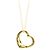 Elsa Peretti Tiffany & Co Collana Pendente Cuore Aperto in Oro 18K Tiffany D'oro