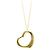 Elsa Peretti Tiffany & Co Collana Pendente Cuore Aperto in Oro 18K Tiffany D'oro - vista 2