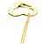 Elsa Peretti Tiffany & Co Collana Pendente Cuore Aperto in Oro 18K Tiffany D'oro - vista 6