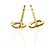 Tiffany & Co Pendientes Open Heart Extra Mini en Oro Rosa Tiffany Dorado - vista 4