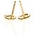 Tiffany & Co Pendientes Open Heart Extra Mini en Oro Rosa Tiffany Dorado - vista 5