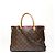 Borsa Tote Monogram Pallas di Louis Vuitton 2013 Marrone