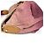 Bolsa de Ombro Louis Vuitton Monogram Denim Sunray Flap Rosa Vermelho - vista 3