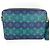 Borsa Clutch Trio Monogram Heritage Louis Vuitton Blu Verde - vista 3