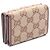 Billetera plegable Gucci x Balenciaga Hacker Project Castaño Beige - vista 2