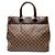 Borsa Boston Damier Greenwich PM Louis Vuitton Marrone - vista 2