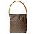 Borsa a Spalla Louis Vuitton Monogram Looping GM Marrone Monogramma