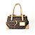 Borsa a mano Monogram Rivet Louis Vuitton 2007 Marrone