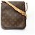 Borsa a Spalla Musette Salsa Monogramma Louis Vuitton Marrone