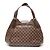 Borsa a Spalla Louis Vuitton Damier Sistine GM Marrone - vista 2