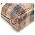 Borsa in tweed beige Burberry - vista 5