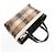 Borsa in tweed beige Burberry - vista 8