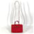 Hermès Tiny Birkin Tasche Rot  - Ansicht 3
