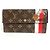 Lange Brieftasche Sarah Monogram Groom Louis Vuitton Braun Rot