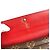 Lange Brieftasche Sarah Monogram Groom Louis Vuitton Braun Rot - Ansicht 14
