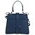 Chloé Chloe Aby Day Leather Small Blu - vista 2