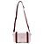 Borsa a spalla bordeaux e rosa metallico Christian Dior Argento Bordò - vista 17
