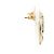 Orecchini in metallo dorato Chanel Mademoiselle D'oro - vista 2
