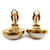 Orecchini in metallo Chanel Coco Mark D'oro Bianco sporco - vista 6