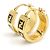 Pendientes de aro de metal dorado Fendi - vista 4