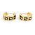 Pendientes de aro de metal dorado Fendi - vista 7